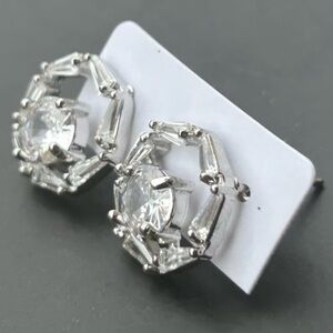 New white gold earrings - Hypoallergenic Water resistant